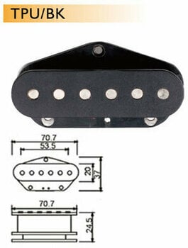 Micro guitare Dr.Parts TPU-BK - 2