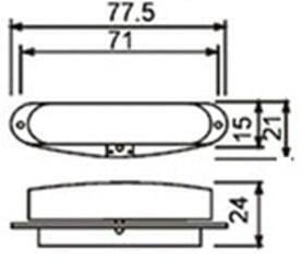 Tonabnehmer für Gitarre Dr.Parts TPU-T-C-CR Chrome Tonabnehmer für Gitarre - 1