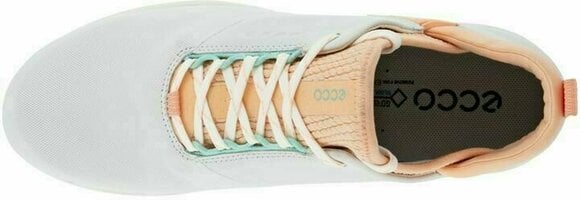 Pantofi de golf pentru femei Ecco Cool Pro White/Peach Nectar 41 - 5
