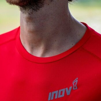 Тениска с къс ръкав за бягане Inov-8 Base Elite Short Sleeve Base Layer Men's 3.0 Red S Тениска с къс ръкав за бягане - 11