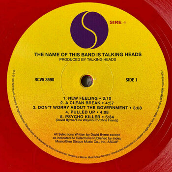 Vinyl Record Talking Heads - The Name Of The Band Is Talking Heads (2 LP) - 2