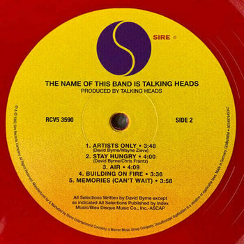 Vinyl Record Talking Heads - The Name Of The Band Is Talking Heads (2 LP) - 3