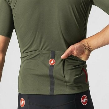 Odzież kolarska / koszulka Castelli Classifica Military Green XL - 6