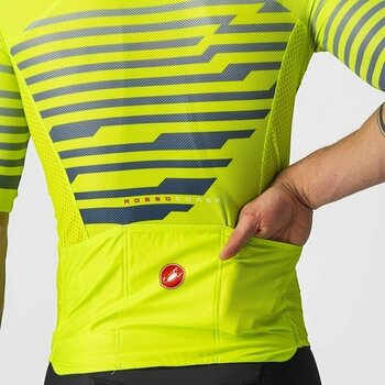 Cycling jersey Castelli Climber's 3.0 SL Electric Lime/Blue M - 6