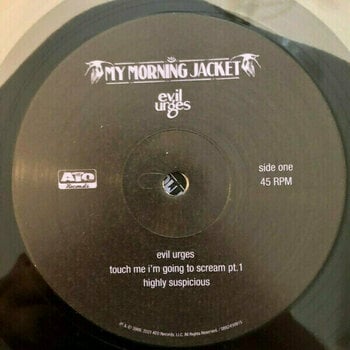 Schallplatte My Morning Jacket - Evil Urges (Cream/Black Blob Vinyl) (45 RPM) (2 LP) - 3