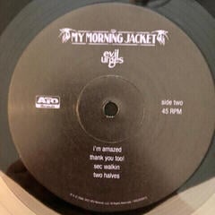 Vinyl Record My Morning Jacket - Evil Urges (Cream/Black Blob Vinyl) (45 RPM) (2 LP) - 3