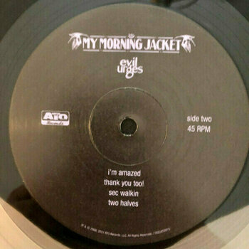LP My Morning Jacket - Evil Urges (Cream/Black Blob Vinyl) (45 RPM) (2 LP) - 4