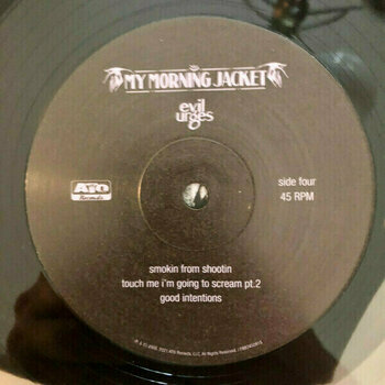Vinyl Record My Morning Jacket - Evil Urges (Cream/Black Blob Vinyl) (45 RPM) (2 LP) - 6