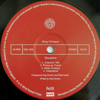 Disco de vinil King Crimson - Discipline (200g) (LP) - 2