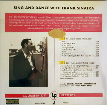 Płyta winylowa Frank Sinatra - Sing And Dance With Frank Sinatra (Limited Edition) (180g) (LP) - 4