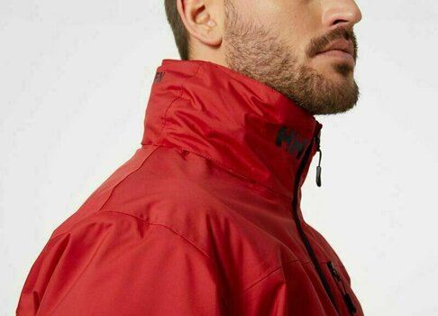 Giacca Helly Hansen Men's Crew Hooded Midlayer Giacca Red S - 4