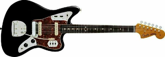 Electric guitar Fender American Vintage 62 Jaguar RW Black - 2