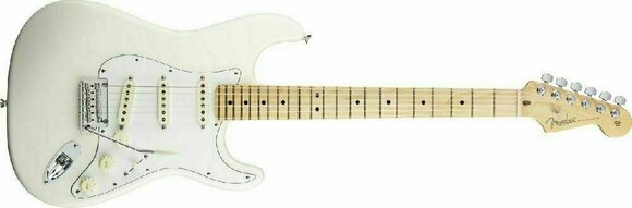 Elektrische gitaar Fender American Standard Stratocaster MN Olympic White - 2