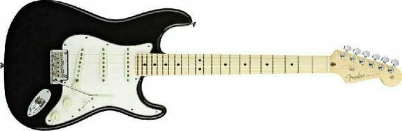 Electric guitar Fender American Standard Stratocaster MN Black - 2