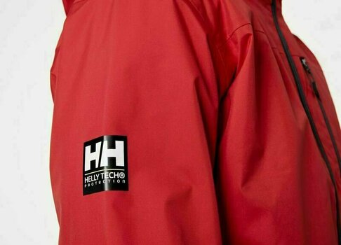 Jacke Helly Hansen Crew Hooded Midlayer Jacke Red XL - 6