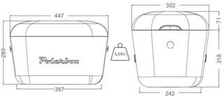 Boat Fridge Polarbox Classic Turquoise 20 L - 7
