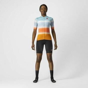 Cycling jersey Castelli Dolce W Jersey Skylight/Pop Orange S - 6