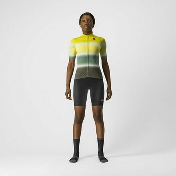 Cycling jersey Castelli Dolce W Jersey Sulphur/Military Green XL - 6