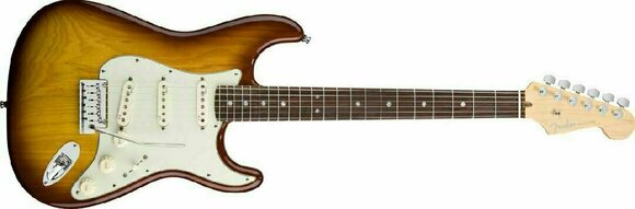 Fender American Deluxe Strat Ash RW Tobacco Sunburst - Muziker