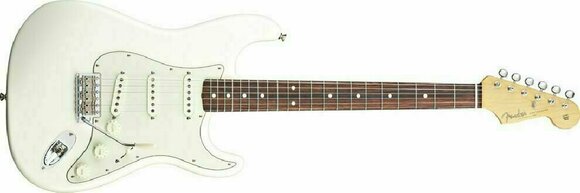 Elektrická gitara Fender John Mayer Stratocaster African RW Olympic White - 2