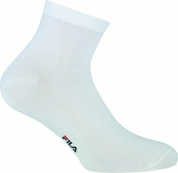 Čarape za fitnes Fila F1609 Socks Quarter 3-Pack White 43-46 Čarape za fitnes - 2