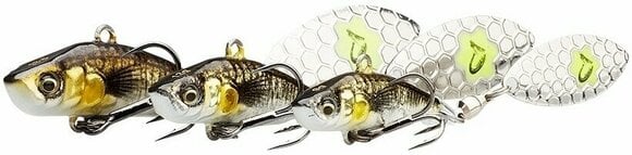 Leurre Savage Gear 3D Sticklebait Tailspin Black Red 7,3 cm 13 g - 2