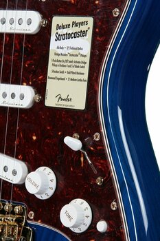 Elektrische gitaar Fender Deluxe Players Strat RW Saphire Blue Transparent - 3
