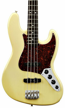 Elektrická basgitara Fender Deluxe Jazz Bass RW Vintage White - 3