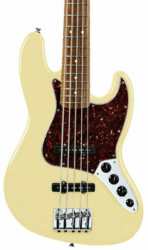 5-струнна бас китара Fender Deluxe Jazz Bass V RW Vintage White - 3