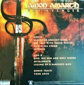 Hanglemez Amon Amarth - The Avenger (LP) - 4