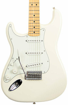 Linkshänder E-Gitarre Fender Standard Stratocaster MN LH Arctic White - 3
