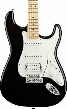 Elektromos gitár Fender Standard Stratocaster HSS MN Black - 2