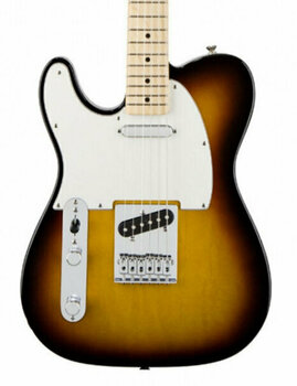 Linkshänder E-Gitarre Fender Standard Telecaster MN LH Brown Sunburst - 3