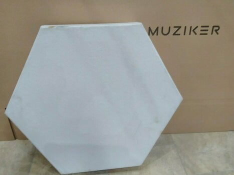 Absorbent Schaumstoffplatte Mega Acoustic HEXAPET GP24 White (Neuwertig) - 2