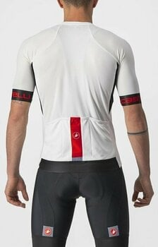 Cycling jersey Castelli Entrata VI Jersey Ivory/Light Black/Red M - 2