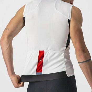 Odzież kolarska / koszulka Castelli Entrata VI Ivory/Light Black/Red XL - 4