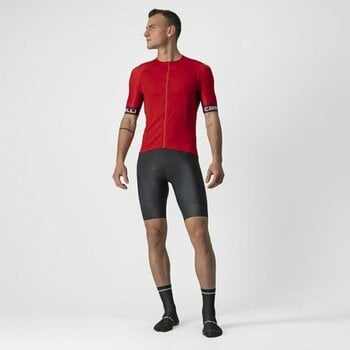 Odzież kolarska / koszulka Castelli Entrata VI Red/Bordeaux/Ivory XL - 7