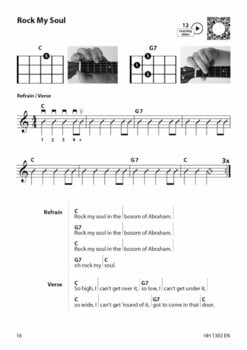 Nuty na ukulele Cascha Ukulele Method with CD/DVD Nuty - 8