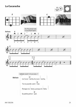 Partitions pour ukulélé Cascha Ukulele Method with CD/DVD Partition - 9