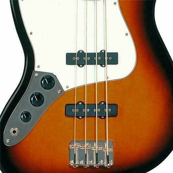 Basgitaar voor linkshandige speler Fender Standard Jazz Bass LH RW Brown Sunburst - 3
