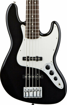 5-saitiger E-Bass, 5-Saiter E-Bass Fender Standard Jazz Bass V RW Black - 2