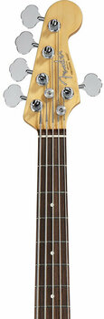 5-string Bassguitar Fender American Standard Precision Bass V RW Olympic White - 3