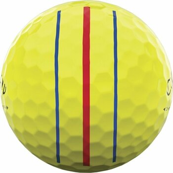 Piłka golfowa Callaway Chrome Soft 2022 Yellow Triple Track - 5