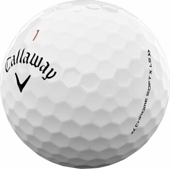 Golfball Callaway Chrome Soft X LS 2022 White - 4