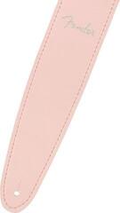 Gitárszíj Fender Vegan Leather Strap 2.5'' Gitárszíj Shell Pink - 1