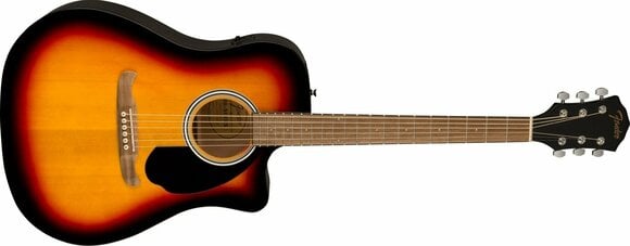 Guitare Dreadnought acoustique-électrique Fender FA-125CE Sunburst - 3