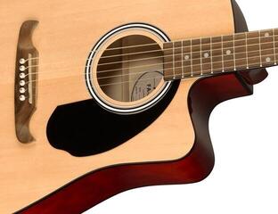 Guitare Dreadnought acoustique-électrique Fender FA-125CE Natural Guitare Dreadnought acoustique-électrique - 4