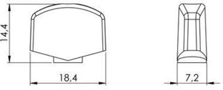 Kitarride häälestusseadmed Schaller M6 135 Right Locking 19,5 Black - 4