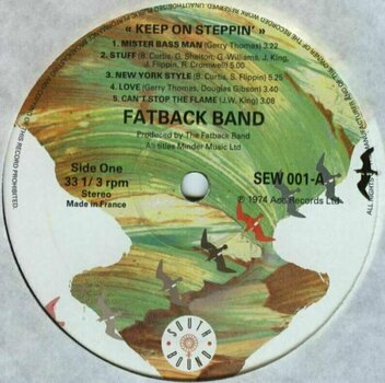 Vinyl Record The Fatback Band - Keep On Steppin' (LP) - 2