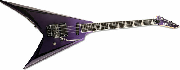 Electric guitar ESP LTD Alexi Ripped Sawtooth Purple Fade Satin - 3
